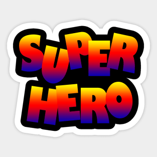 SUPERHERO Sticker